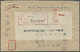 Br Lagerpost Tsingtau: Ninoshima, 1919, November 24: The Unique Camp-express Cover With Boxed Camp Seal "SdPdG/censorshi - China (offices)