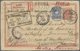 GA Japan - Besonderheiten: 1889, "REGISTERED YOKOHAMA", Two Clear Strikes Of C.d.s. On Incoming Registered Stationery Ca - Autres & Non Classés