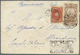 Br Jemen: 1933, 4 B. And 10 B. Tied "HODEIDA 15.4.33" To Registered Cover To Mogadiscio/Italian Somalilan, Cover Incompl - Yémen