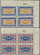 Delcampe - ** Jemen: 1940, Definitives "Ornaments", ½b. To 1i., Complete Set Of 13 Values As Plate Blocks From The Upper Right Corn - Yémen