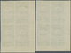 ** Jemen: 1942, Inauguration Of Mutawakkili Hospital IMPERFORATE, Complete Set Of Four Values As Marginal Blocks Of Four - Yémen