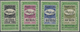 * Jemen: 1947, Prince's Flight To United Nations, Black Overprint, Complete Set Of Four Values Mint O.g. With Hinge Remn - Yémen