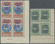 ** Jemen - Königreich: 1930. Definitives Complete. 6 Values In Corner Blocks Of 4. Mint, NH. - Yemen