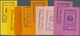 Delcampe - ** Jemen - Königreich: 1966, HANDSTAMP PROVISIONALS Group With 44 Mostly Different Stamps In Both Types Incl. Diff. Type - Yémen