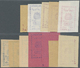 Delcampe - ** Jemen - Königreich: 1966, HANDSTAMP PROVISIONALS Group With 44 Mostly Different Stamps In Both Types Incl. Diff. Type - Yémen