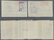 ** Jemen - Königreich: 1967, Various Earlier Stamp Issues With Violet Bilingual Handstamp Overprint 'FOR POISON GAS VICT - Yemen