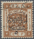 * Jordanien: 1923, 5/10 P. On 3 M. Brown Both Overprints In Black, A Scarce Variety, Mint Hinged, Fine, Signed Ela, Mich - Jordanie