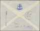 Br Jordanien: 1940. Air Mail Envelope Addressed To England Bearing Transjordan SG 200, 15m Blue And SG 202, 50m Purple T - Jordanie