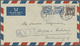 Br Jordanien: 1942/47, Two Covers With Nice Franking To Switzerland, One Of Them With Unusal Censorship Cancel In The Fo - Jordan