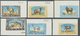 Delcampe - ** Jordanien: 1967, Animals, Complete Set Perforated As Plate Blocks Of Four From The Lower Right Corner Of The Sheet; I - Jordanie