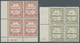 **/*/O Jordanien - Portomarken: 1942/44, Postage Due Stamps, 20 Mills Olive-bistre, Perf 12 Block Of Four And 1942 Set C - Jordanie