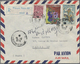 Br Kambodscha: 1970. A Selection Of Air Mail Covers (5) Addressed To France With First And Second Censor Cachet In Red ' - Cambodia