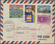 Delcampe - Br Kambodscha: 1970. A Selection Of Air Mail Covers (5) Addressed To France With First And Second Censor Cachet In Red ' - Cambodia