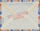 Delcampe - Br Kambodscha: 1970. A Selection Of Air Mail Covers (5) Addressed To France With First And Second Censor Cachet In Red ' - Cambodia