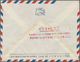 Delcampe - Br Kambodscha: 1970. A Selection Of Air Mail Covers (5) Addressed To France With First And Second Censor Cachet In Red ' - Cambodge
