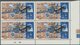 ** Katar / Qatar: 1966, Space Rendevouz Gemini, 4np. As Marginal Block Of Four From The Lower Right Corner Of The Sheet - Qatar