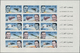 ** Katar / Qatar: 1966, Space Research Revaluation Overprints, Imperforate Issue, Two Complete Sheets, Unmounted Mint. - Qatar