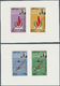 (*) Katar / Qatar: 1978, Human Rights, Two Combined Specimen Proof Cards, Imperforate In Issued Design And Colours. - Qatar