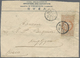 Br Korea: 1903, Falcon 3 Ch. Tied Bisected Circle "Hansung Kwangmu 7.10.29" To Cover To Kongju, Envelope Backflap Missin - Korea (...-1945)