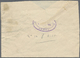 Br Korea: 1903, Falcon 3 Ch. Tied Bisected Circle "Hansung Kwangmu 7.10.29" To Cover To Kongju, Envelope Backflap Missin - Korea (...-1945)