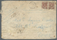 Br Korea: 1905. Registered Rice Paper Envelope (opening Faults, Creased And Toned) Addressed To Paris Bearing Yvert 26, - Corée (...-1945)