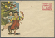 GA Korea-Nord: 1955/1956, Two Stationery Envelopes, One Unused With Some Stains, One Uprated Sent To East-Germany (10 Th - Corée Du Nord