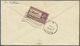 Br Kuwait: 1947. Envelope (small Faults) To Glasgow Bearing SG 63, 14a Purple Tied By Kuwait Roller, Endorsed 'by Sea Ma - Kuwait