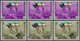 ** Kuwait: 1963, 2nd Anniversary Of National Day Three Complete Sets (12 Stamps) All With DOUBLE PRINTING Of Black Colou - Koweït