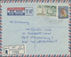 Br Kuwait: KUWAIT, 1965. Registered Air Mail Envelope Addressed To Germany Bearing 20f Silver And 75f Green Tied By Oval - Koweït