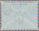 Br Kuwait: KUWAIT, 1965. Registered Air Mail Envelope Addressed To Germany Bearing 20f Silver And 75f Green Tied By Oval - Koweït