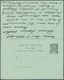 GA Laos: 1905, Used Indochina Postal Stationery Double Card (1892 Issue) From BASSAC, LAOS To Rennes, France Cancelled B - Laos