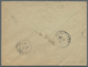 GA Laos: 1910. French Indo-China Postal Stationery Envelope 'Type Annamite' 10c Red Cancelled By Luang-Prabang/Laos Doub - Laos