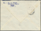 Br Laos: 1953. Registered Air Mail Envelope Addressed To Saigon Bearing SG 8, 1p50 Deep Brown And SG 17, 3p Brown Tied B - Laos