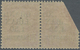 **/* Libanon: 1924, 1.50pi. On 30c. Red, Horiz. Pair, Left Stamp With Foldover Of Upper Left Corner Resulting To A Parti - Liban