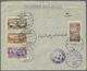 Br Libanon: 1925, Airmails, Green "AVION" Overprint, Complete Set Of Four Values On Airmail Cover Flown From "RAYAK 23.6 - Liban