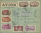 Br Libanon: 1925-29, Air Mail Cover "BEYROUTH - BAGHDAD - ALEXANDRIA 23/1/25" & First Flight Cover "BEYROUTH MARSEILLE 3 - Lebanon