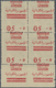 ** Libanon: 1928, 05 On 0.10pi. Violet, Top Marginal Block Of Four Showing Variety "overprint On Front And On Reverse, T - Lebanon