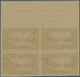 Delcampe - ** Libanon: 1937/1940, Definitives 0.10pi. To 100pi., 16 Values Complete (excl. 7.50pi.), IMPERFORATE Blocks Of Four, Un - Liban