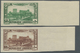 * Libanon: 1937/1940, Airmails "Beit-Eddine" And "Baalbek", 0.50pi. To 100pi., Complete IMPERFORATE Set Of Ten Values (0 - Lebanon