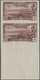 ** Libanon: 1938, 10th Anniversary First Flight Marseille-Beirut, 10pi. Brownish Lilac, IMPERFORATE Bottom Marginal Vert - Liban