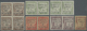 **/* Libanon - Portomarken: 1924, French Overprints, Group Of Four Horiz. Pairs, One Block Of Four And One Single Stamp, - Liban