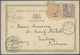 Macau: 1898, Carlos 1 A., 3 A. Tied "MACAO 22 JAN. 00" To Ppc (Bay Of Macao) Via "HONG.KONG D JA 22 00" (scarcer Index L - Other & Unclassified