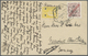 Macau: 1915/23, 6 A./15 R. "Republica" With 4 A. Yellow Tie "MACAU 20-II-26" To Ppc (funeral Procession) To Neustadt/Sil - Other & Unclassified