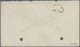 Br Malaiische Staaten - Straits Settlements: 1867, 8 C Orange On Envelope (filing Holes On Bottom) Sent With Double Cds - Straits Settlements