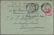 Br Malaiische Staaten - Straits Settlements: 1872, 4 C Carmine (issued 1899) On Printed-envelope "C.A.Ribero&Co." Sent W - Straits Settlements