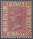(*) Malaiische Staaten - Straits Settlements: 1894, (3c On) 32c Carmine-rose, Wmk Crown CC, Variety 'Surcharge Omitted', - Straits Settlements