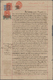 Br Malaiische Staaten - Straits Settlements: 1920/1922 (ca.), Three Fiscal Documents Form PENANG Bearing Different KGV S - Straits Settlements