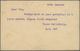 GA Malaiischer Staatenbund: 1913, UPU Card 3 C. Canc. Oval Rubbert Ype In Violet "P(OST) OFFICE / TANJONG RAMBUTAN 20 MA - Federated Malay States