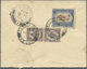 Br Malaiische Staaten - Kedah: 1932. Air Mail Envelope Addressed To England Bearing SG 36, 50c Brown And Blue And SG 54, - Kedah