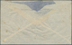 Br Malaiische Staaten - Kedah: 1941. Air Mail Envelope (faults/stains) Addressed To Australia Bearing Kedah SG 52, 1c Bl - Kedah